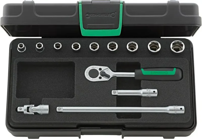 Stahlwille 40A/9/4 KN Steckschlüsselsatz 1/4 (6.3 mm) 96015107 von Stahlwille – Produktbild 1 von 2