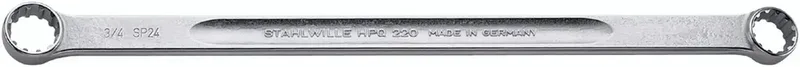 Stahlwille 41162224 220A SP 22 X 24 Doppel-Ringschlüssel Schlüsselweite (Zoll) 3/4 - 11/16 by Stahlwille – product image 2 of 2