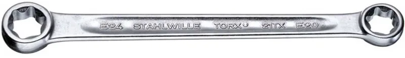 Stahlwille 41251012 21 TX E 10 X E 12 Dubbele ringsleutel van Stahlwille, Kleurloos – productafbeelding