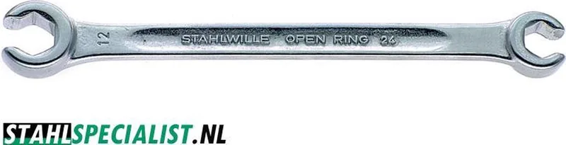 Clé à Fourche Open Ring 24a 1/4x5/16 105 Mm de Stahlwille, Kleurloos – image du produit