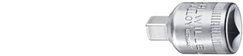 Stahlwille 431 12030001 Steckschlüssel-Adapter 1/4 Zoll Antrieb 3/8 (10 mm) 28 mm 1 St. von Stahlwille – Produktbild