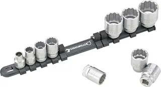 Stahlwille 3/8 Satz Steckschlüsselsatz mit Clip-Leiste 8-24 mm 10-teilig von Stahlwille – Produktbild 2 von 2