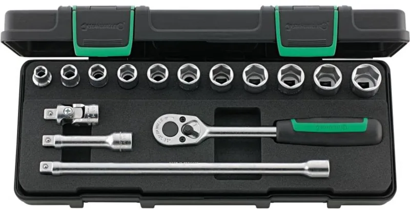 Stahlwille 456/11/4 KN 96022133 Dopsleutelset 3/8 (10 mm) by Stahlwille, Kleurloos – product image