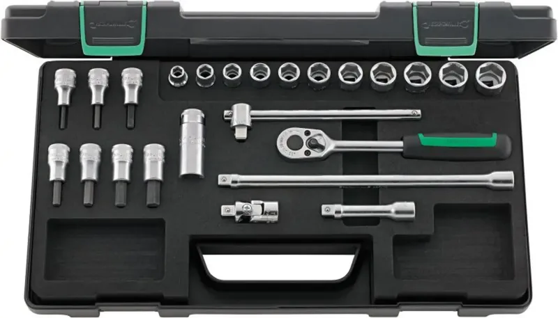 Stahlwille 456/49/19/5 KN Steckschlüsselsatz 3/8 (10 mm) 96021236 fra Stahlwille – produktbillede 1 af 2