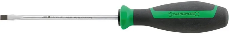 Stahlwille 4620 2 0,8X4,0X100 SCHLITZSCHRAUBENDREHER MIT DRALL-GRIFF Platte schroevendraaier by Stahlwille, Kleurloos – product image
