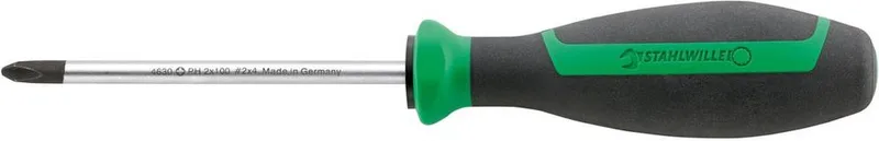 Stahlwille 4630 PH 2 KREUZSCHLITZSCHRAUBENDREHER MIT DRALL-GRIFF 46303002 Kruiskop schroevendraaier 2 by Stahlwille, Kleurloos – product image