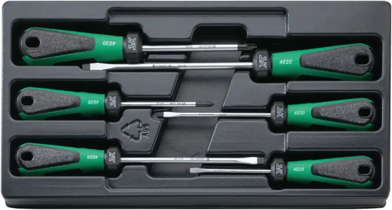 Stahlwille 4891 SATZ DRALL-SCHRAUBENDREHER M. DREIKOMPONENTENGRIFF Schraubendreher-Set von Stahlwille – Produktbild 1 von 2