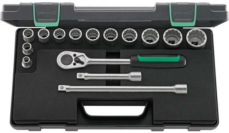 Stahlwille 50/12/3 KN 96031435 Dopsleutelset 1/2 (12.5 mm) by Stahlwille, Kleurloos – product image