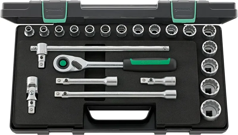 Stahlwille 50/16/6QR KN Steckschlüsselsatz 1/2 (12.5 mm) 96031446 von Stahlwille – Produktbild 2 von 2