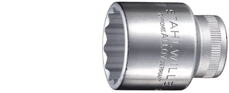 Stahlwille 50 19 03010019 Außen-Doppelsechskant Steckschlüsseleinsatz 19 mm 1/2 (12.5 mm) by Stahlwille – product image