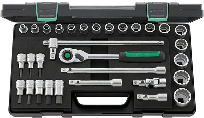 Stahlwille 50/54/25/6QR KN 96031440 Dopsleutelset 1/2 (12.5 mm) de Stahlwille, Kleurloos – image du produit