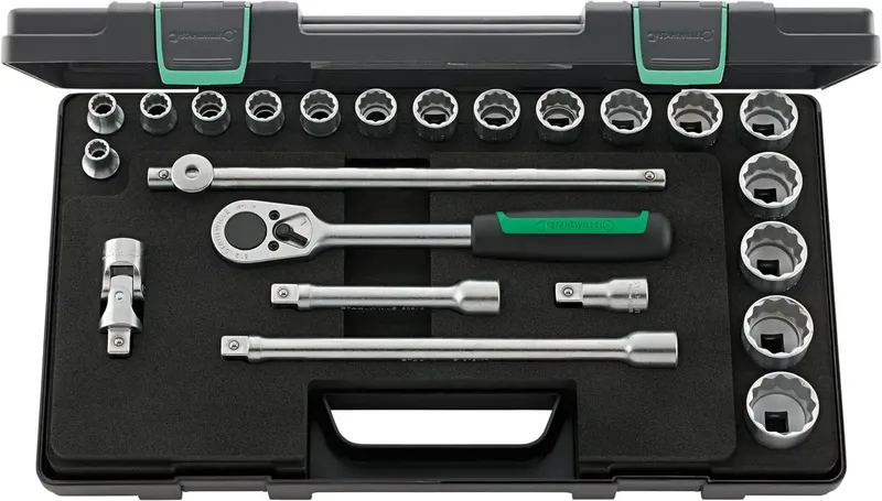 Stahlwille 50A/17/6 KN Steckschlüsselsatz 1/2 (12.5 mm) 96035125 von Stahlwille – Produktbild 2 von 2