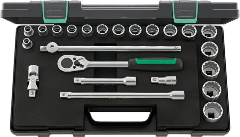 Stahlwille 50A/17/6 KN Steckschlüsselsatz 1/2 (12.5 mm) 96035125 von Stahlwille – Produktbild 1 von 2