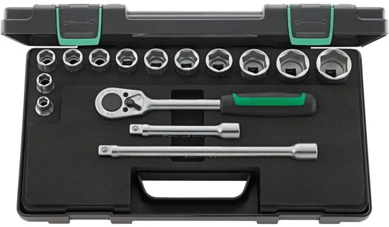 Stahlwille 52/12/3 KN 96031436 Dopsleutelset 1/2 (12.5 mm) by Stahlwille, Kleurloos – product image