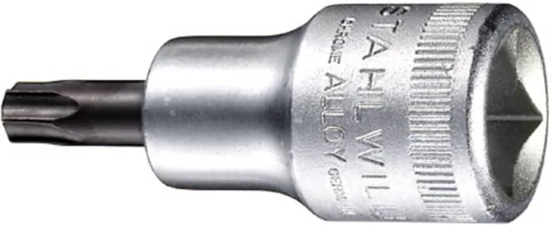 Stahlwille 54 TX T 27 03100027 Binnen-Torx Dopsleutel-bitinzet T 27 1/2 (12,5 mm) de Stahlwille, Kleurloos – image du produit