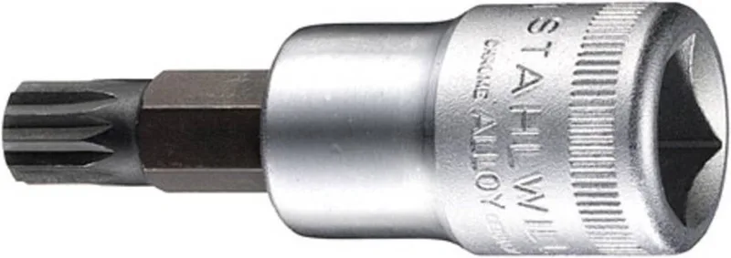 Stahlwille 54 X M 12 03060012 Veeltand (XZN) Dopsleutel-bitinzet M12 1/2 (12,5 mm) von Stahlwille, Kleurloos – Produktbild