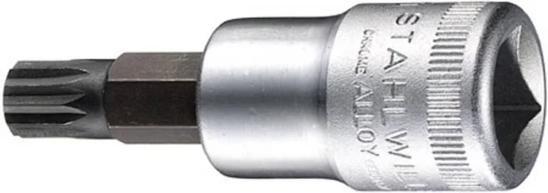 Stahlwille 54 X M 6 03060006 Veeltand (XZN) Dopsleutel-bitinzet M6 1/2 (12.5 mm) de Stahlwille, Kleurloos – image du produit