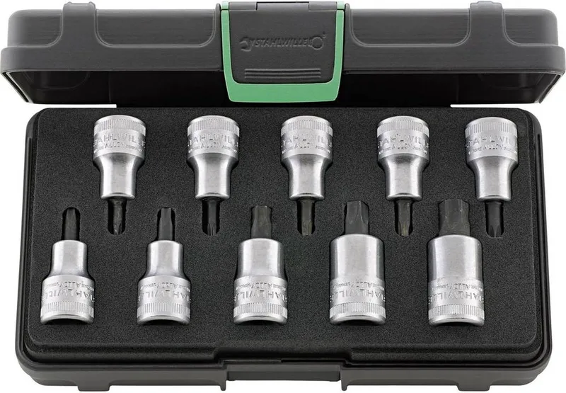 Stahlwille 54TX/10 TLG.KN 96032005 Dopsleutel-bitinzetset 1/2 (12.5 mm) 10-delig von Stahlwille, Kleurloos – Produktbild