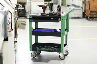 Stahlwille 612 ST 81300612 Chariot datelier avec système de blocage Charge max: 150 kg de Stahlwille – image du produit 2 sur 2
