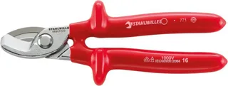 Stahlwille 6630 7 220 KABELSCHERE VDE 220 MM 66307220 Kabelschere Geeignet für (Abisoliertechnik) Alu- und Kupferkabel, ein- und mehrdrähtig 70 mm² von Stahlwille – Produktbild 1 von 2