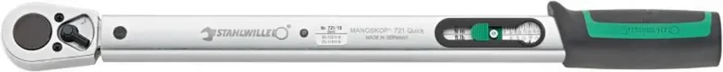 Stahlwille 721/15 QUICK 50204015-DAkkS Drehmomentschlüssel kalibriert (DAkkS-akkreditiertes Labor) 30 - 150 Nm von Stahlwille – Produktbild