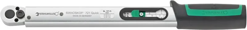 Stahlwille 721/5 QUICK 50204005-DAkkS Drehmomentschlüssel kalibriert (DAkkS-akkreditiertes Labor) 6 - 50 Nm by Stahlwille – product image