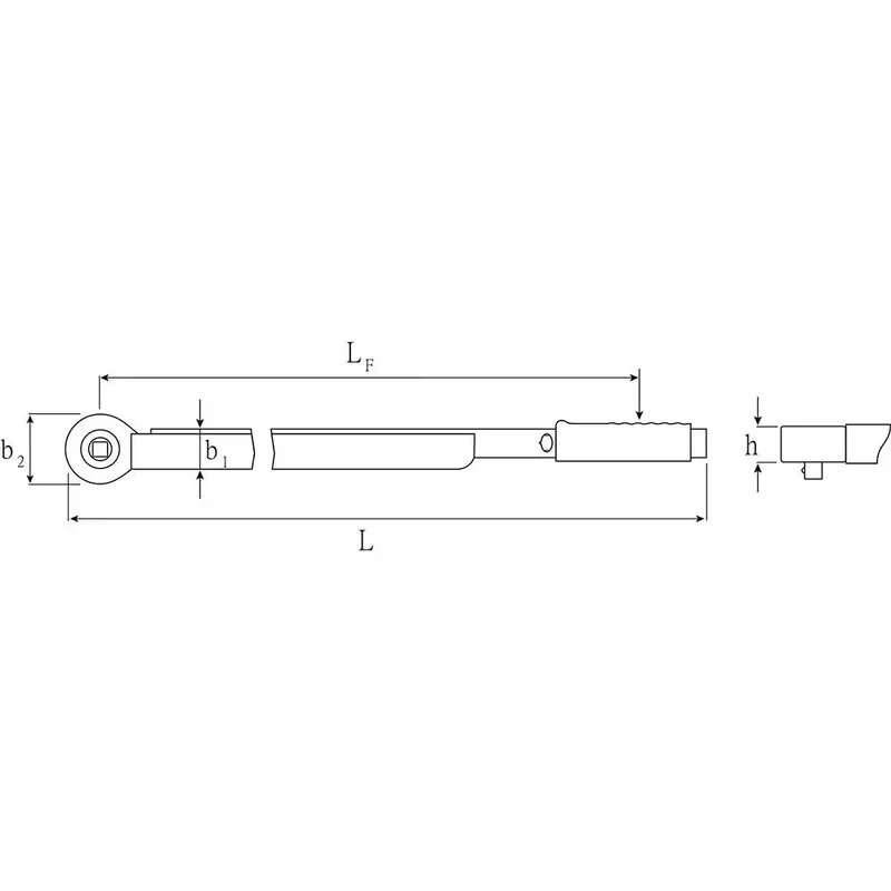 Stahlwille 721nf/100 200-1000nm 3/4 Momentsleutel by Stahlwille – product image 1 of 4