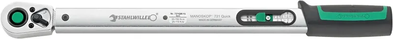 Stahlwille 721QR/15 QUICK 50204115 Drehmomentschlüssel kalibriert (ISO) 30 - 150 Nm von Stahlwille – Produktbild 2 von 2