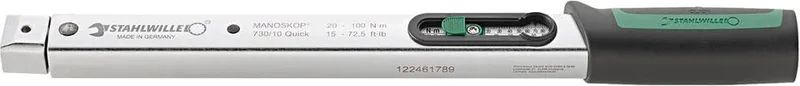 Stahlwille 730/10 QUICK 50184010 Momentsleutel Kalibratie (ISO) 20 - 100 Nm de Stahlwille, Kleurloos – image du produit