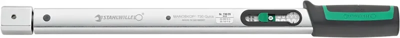 Stahlwille 730/20 QUICK 50184020 Drehmomentschlüssel kalibriert (ISO) 40 - 200 Nm de Stahlwille – image du produit 2 sur 2
