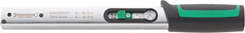 Stahlwille 730A/5 QUICK 50584005 Drehmomentschlüssel kalibriert (ISO) 6 - 50 Nm fra Stahlwille – produktbillede 1 af 2