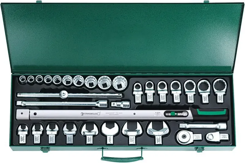 Stahlwille 730R/40/32 QUICK 96502053-DAkkS Drehmomentschlüssel-Set kalibriert (DAkkS-akkreditiertes Labor) von Stahlwille – Produktbild