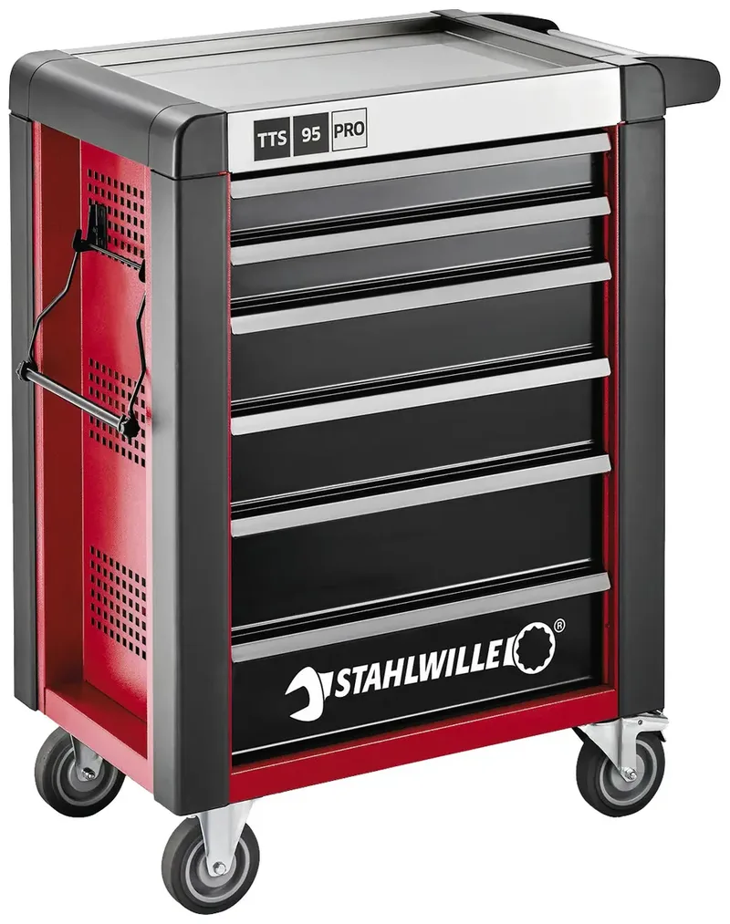 Stahlwille 81200162 Servante datelier Couleur: rouge, noir de Stahlwille – image du produit 3 sur 3