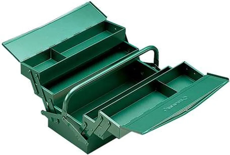 Stahlwille 83/09 Metalen gereedschapskist - uitschuifbaar - 420 x 200 x 200mm - 81050000 von Stahlwille, Grün – Produktbild