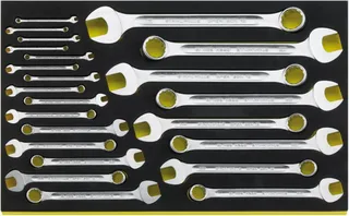 Stahlwille 96830885 TCS 13A/23 3/16-1 1/8 Ring-Maulschlüssel-Satz Schlüsselweite (Metrisch) 8 - 19 mm by Stahlwille – product image 1 of 2