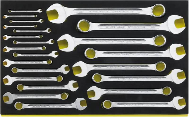 Stahlwille 96830885 TCS 13A/23 3/16-1 1/8 Ring-Maulschlüssel-Satz Schlüsselweite (Metrisch) 8 - 19 mm by Stahlwille – product image 1 of 2