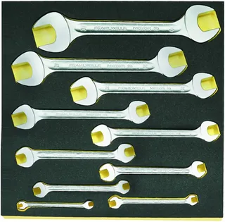 Stahlwille 96838182 TCS10/10,6X7-30X32MM Doppel-Maulschlüssel-Satz Schlüsselweite (Metrisch) 6 - 32 mm von Stahlwille – Produktbild 1 von 2