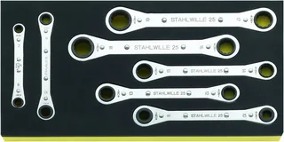 Stahlwille 96838751 TCS 25/7 Ring-Ratschenschlüssel-Satz Schlüsselweite (Metrisch) 8 - 19 mm von Stahlwille – Produktbild 2 von 2