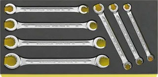 Stahlwille 96838758 TCS 24/7, 8X10-19X22 MM Ringnøgle-sæt Nøglebredde (metrisk) (kun til del) 8 - 22 mm fra Stahlwille – produktbillede 1 af 2