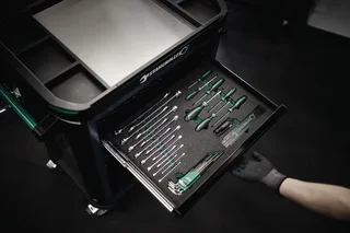 Stahlwille 98830177 Werkstattwagen Herstellerfarbe: Schwarz, Grün de Stahlwille – image du produit 2 sur 3