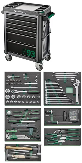 Stahlwille 98830178 Werkstattwagen Herstellerfarbe: Schwarz de Stahlwille – image du produit 1 sur 2