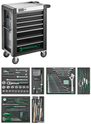 Stahlwille 98830192 Werkstattwagen Herstellerfarbe: Schwarz de Stahlwille – image du produit 1 sur 2