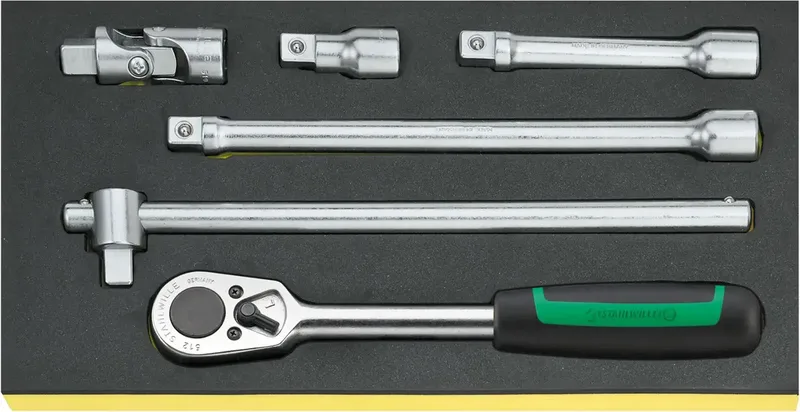 TCS 1/2-512/6 Steckschlüsselsatz 96838175 fra Stahlwille – produktbillede 2 af 2