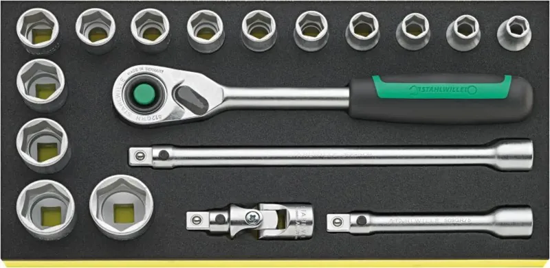 TCS 1/2 ZOLL 52/14/4 QR Steckschlüsselsatz 96830352 von Stahlwille – Produktbild 1 von 2