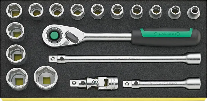 TCS 1/2 ZOLL 52/14/4 QR Steckschlüsselsatz 96830352 von Stahlwille – Produktbild 2 von 2