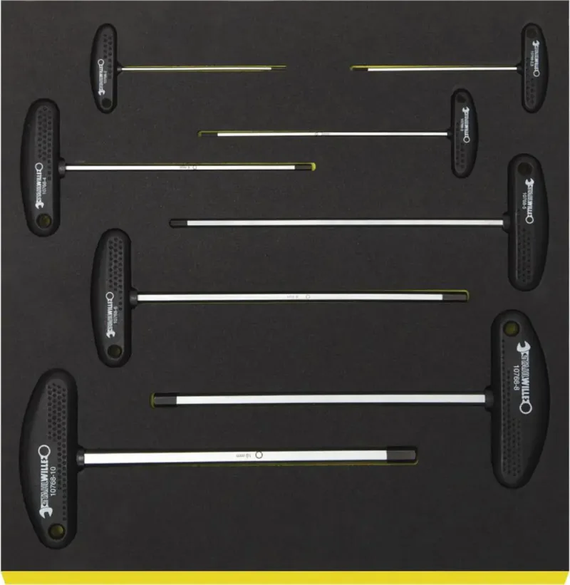 TCS 10768/8 Haakse schroevendraaierset 2 mm, 2.5 mm, 3 mm, 4 mm, 5 mm, 6 mm 8-delig de Stahlwille – image du produit 1 sur 2