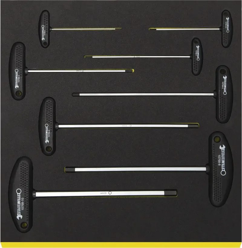 TCS 10768/8 Haakse schroevendraaierset 2 mm, 2.5 mm, 3 mm, 4 mm, 5 mm, 6 mm 8-delig de Stahlwille – image du produit 2 sur 2