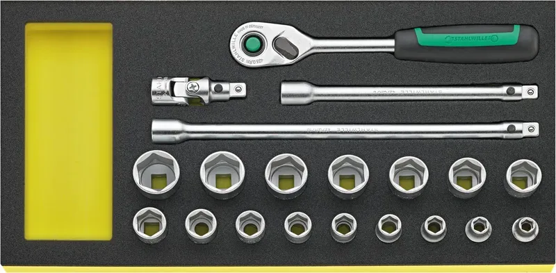 TCS 3/8 ZOLL 456/16/4 MF QR 96830371 Dopsleutelset von Stahlwille – Produktbild 2 von 2