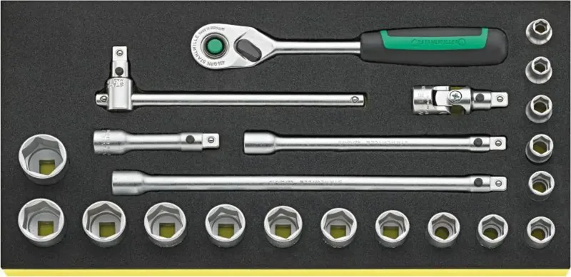 TCS 456/16/6 QR Steckschlüsselsatz 96830367 by Stahlwille – product image 1 of 2
