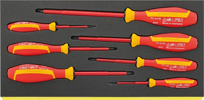 TCS 4665/4670 VDE Schraubendreher-Set by Stahlwille – product image 2 of 2